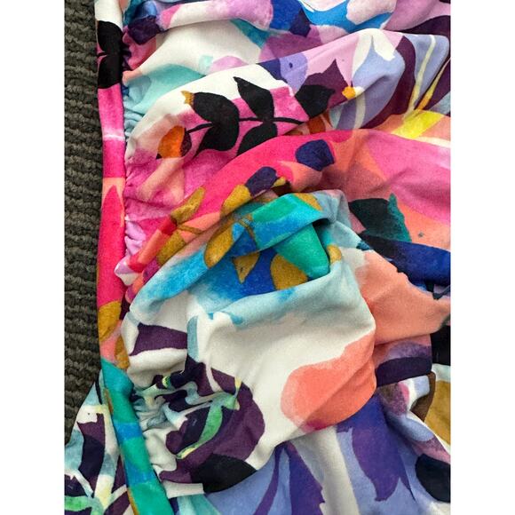 Maxine of Hollywood Floral Swimsuit size 22W - Picture 7 of 9